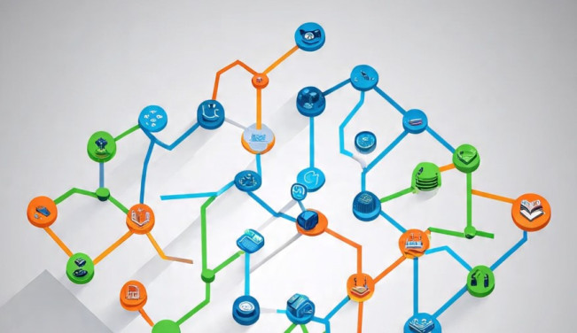 Ilustrasi layanan cloud Amazon Web Services (AWS) (Meta AI)